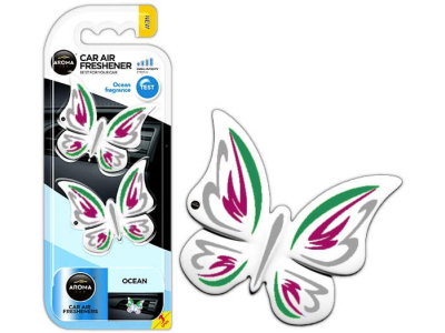 Odświeżacz powietrza AROMA FANCY SHAPES BUTTERFLY Ocean